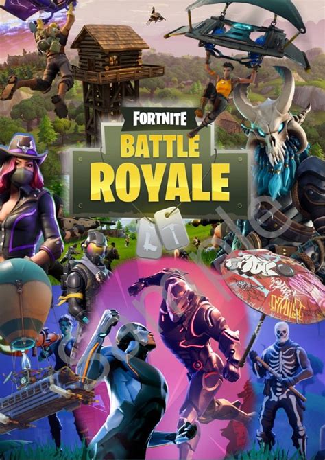 fortnite battle royale poster.